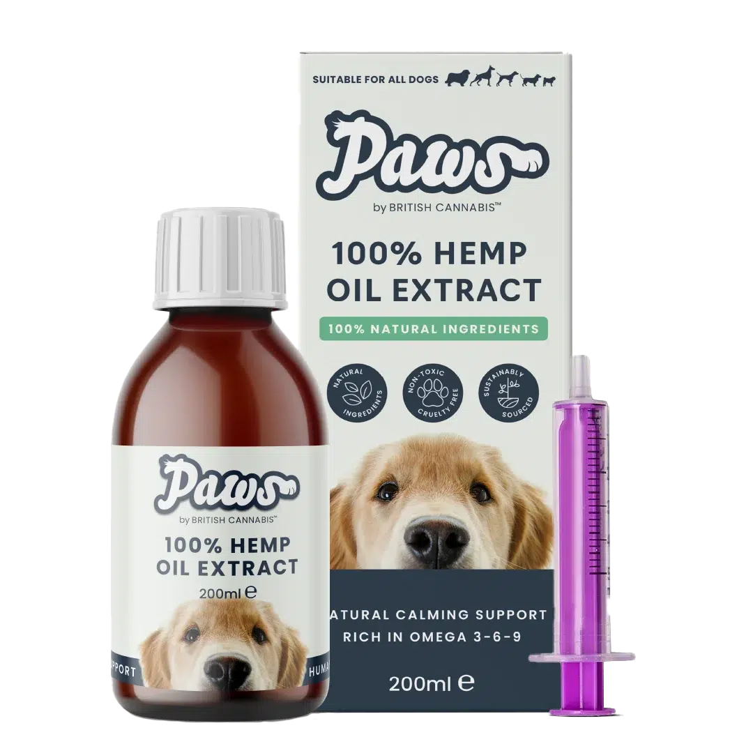 Paws 100% Hemp Oil For Dogs Extract