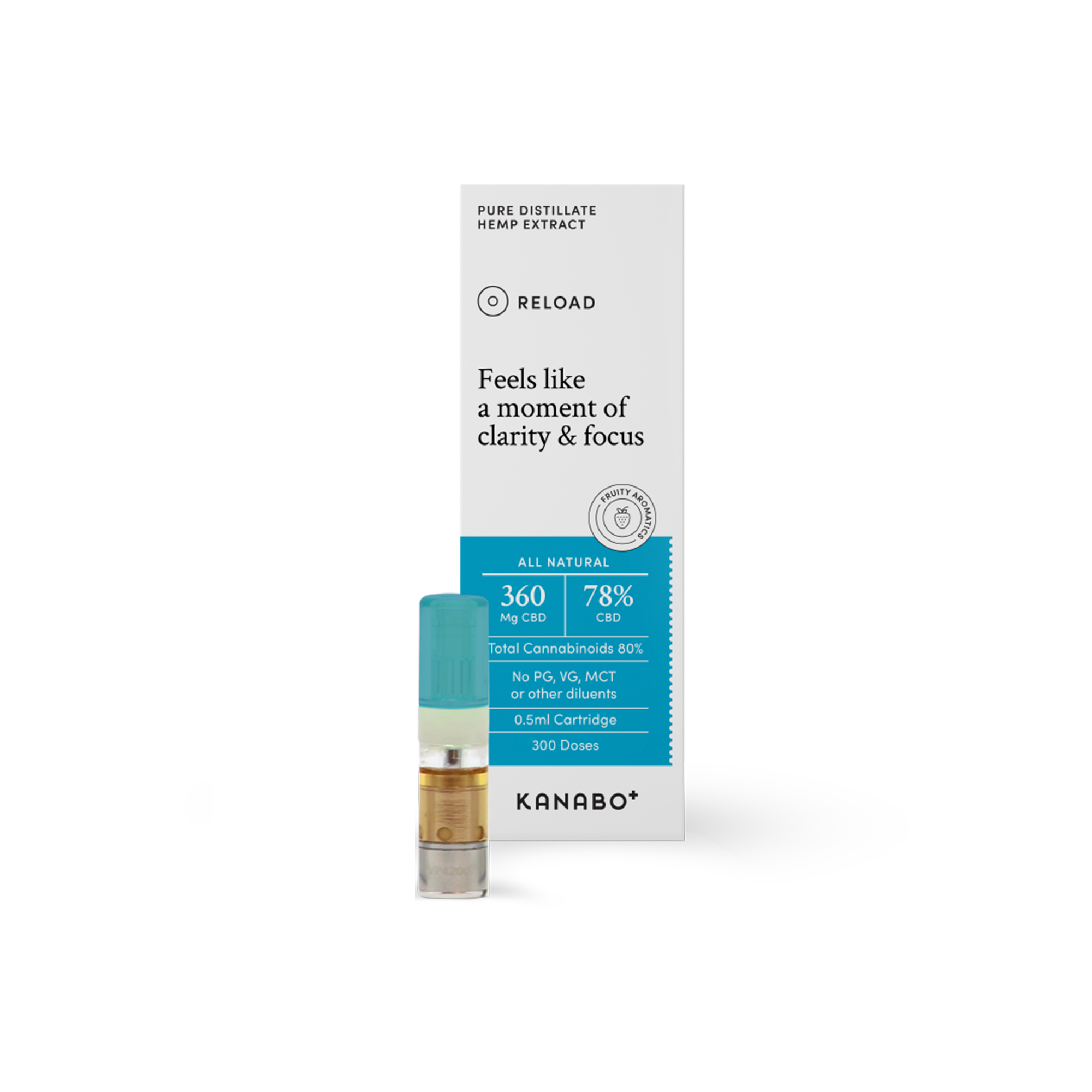 Kanabo Reload (0.5ml Cartridge) - 360mg CBD